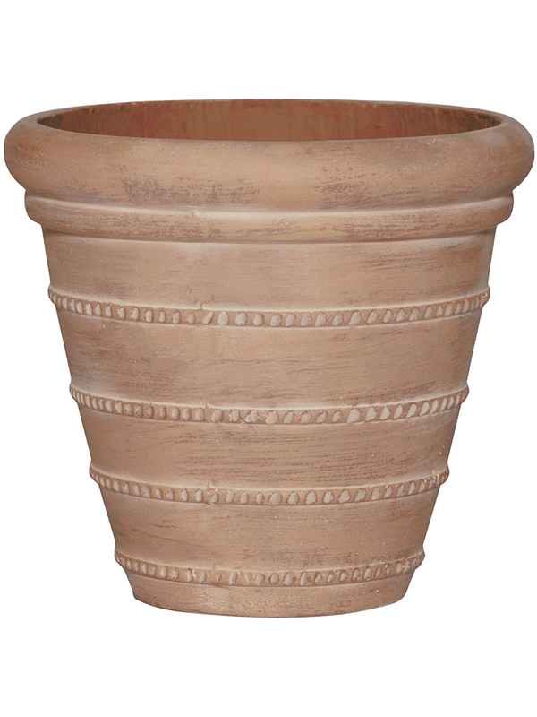 Treasure Plant Pot 63cm Height 61cm Dia Selena XL Brick Orange