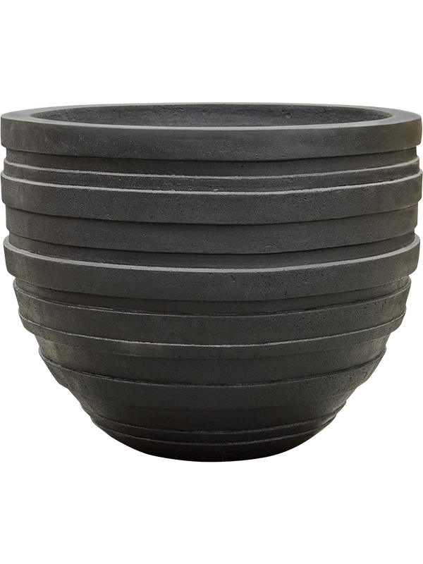 Baq Polystone Coated Junar Plant Pot 56cm Height 61cm Dia Couple Smoke
