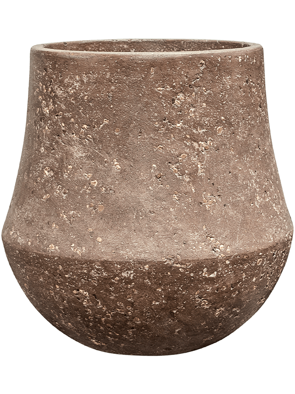 Baq Polystone Coated Plain Plant Pot 33cm Height 23cm Dia Darcy Rock