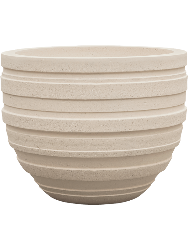 Baq Polystone Coated Junar Plant Pot 44cm Height 47cm Dia Couple Natural