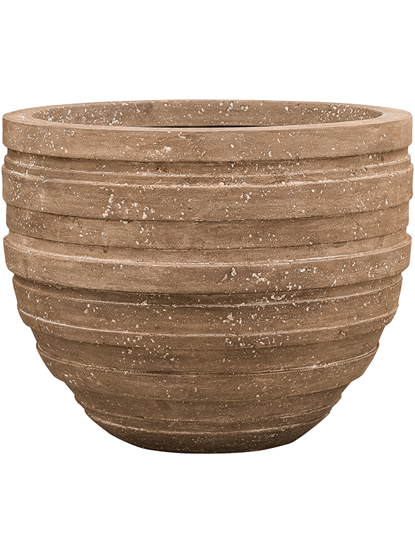 Baq Polystone Coated Junar Plant Pot 44cm Height 47cm Dia Couple Rock