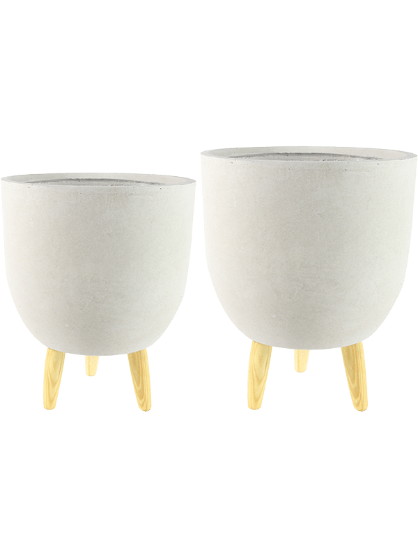 Ruth Plant Pot 41cm Dia Pot Sand (set of 2)