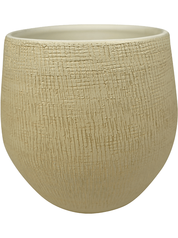 Ryan Plant Pot 26cm Height 22cm Dia Pot Shiny Sand