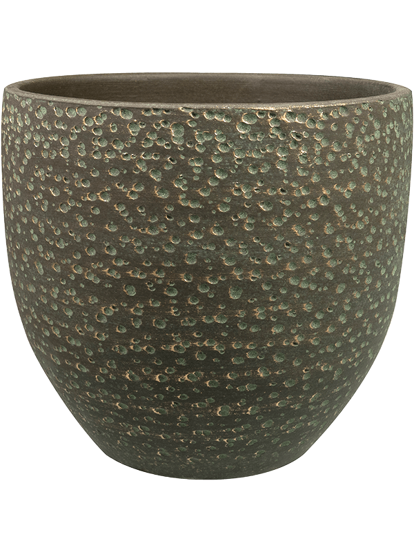 Rinca Plant Pot 26cm Height 26cm Dia Pot Shiny Green