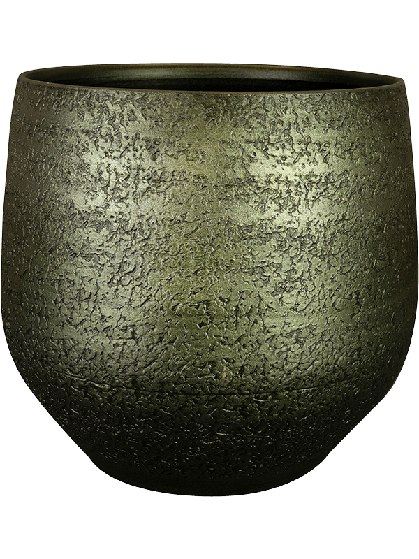 Noor Plant Pot 33cm Height 30cm Dia Pot Velvet Green