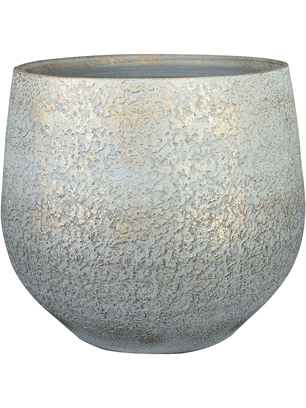 Noor Plant Pot 25cm Height 22cm Dia Pot Metallic Grey