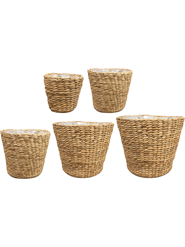 Ritse Plant Pot 32cm Dia Pot Naturel (set of 5)