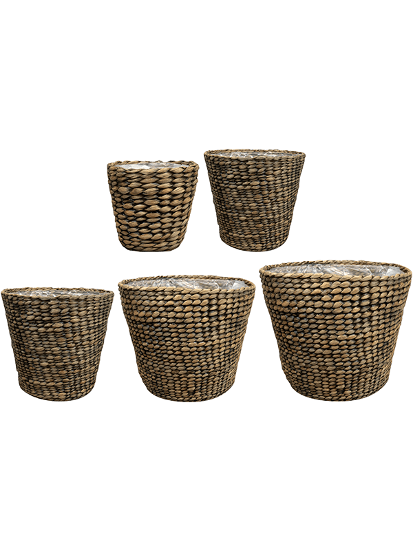 Ritse Plant Pot 32cm Dia Pot Brown (set of 5)