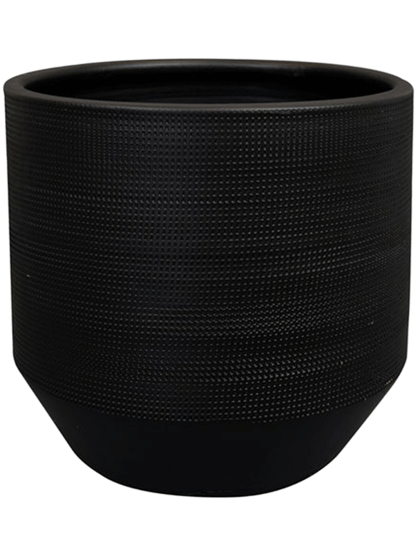 Norell Plant Pot 16cm Height 15cm Dia Pot Black