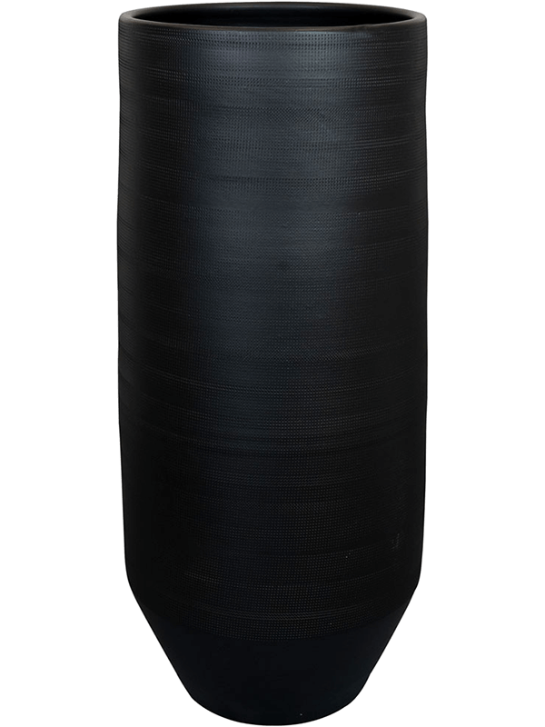 Norell Plant Pot 70cm Height 28cm Dia Pot Tall Black