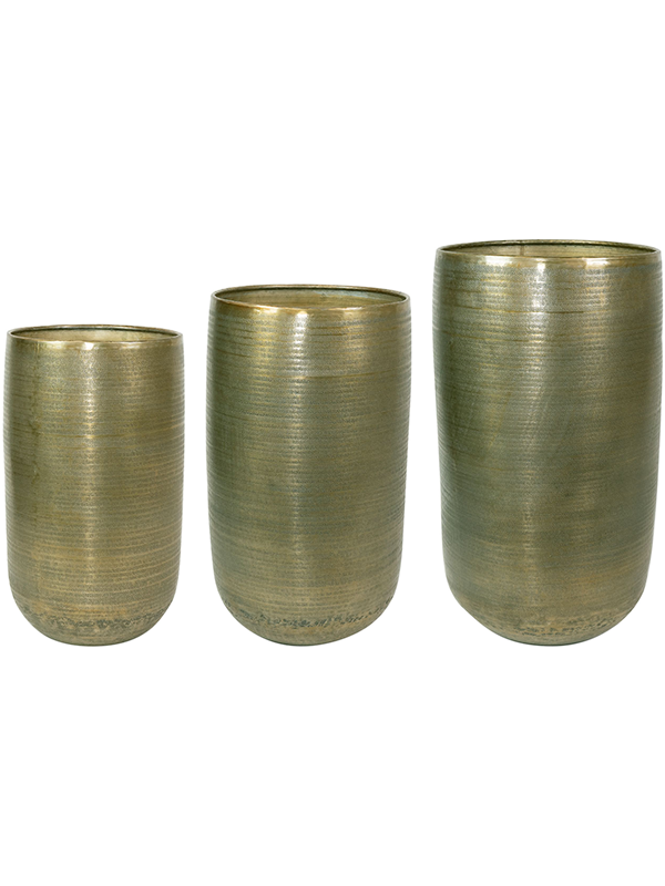 Rowen Plant Pot 72cm Dia Pot Tall New Green (set of 3)