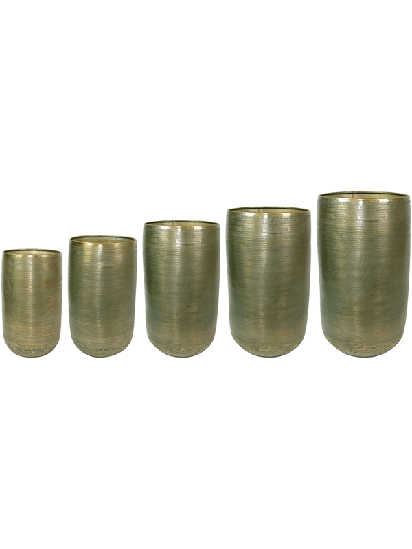 Rowen Plant Pot 89cm Dia Pot Tall New Green (set of 5)