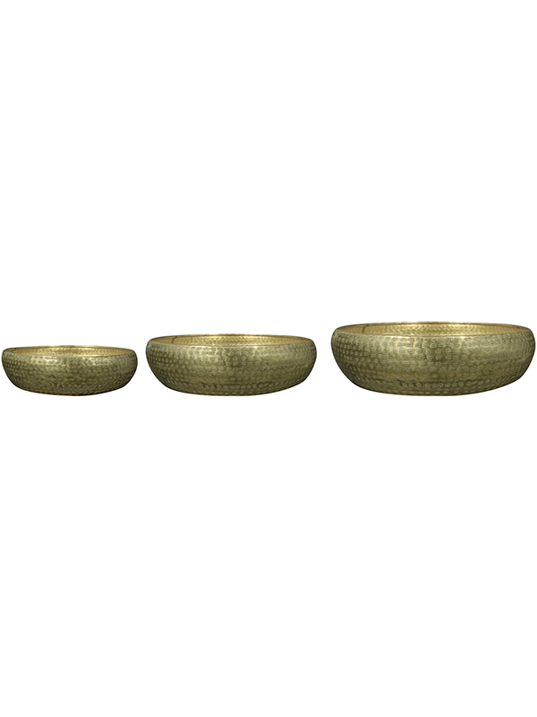 Rowen Plant Pot 13cm Dia Bowl New Green (set of 3)