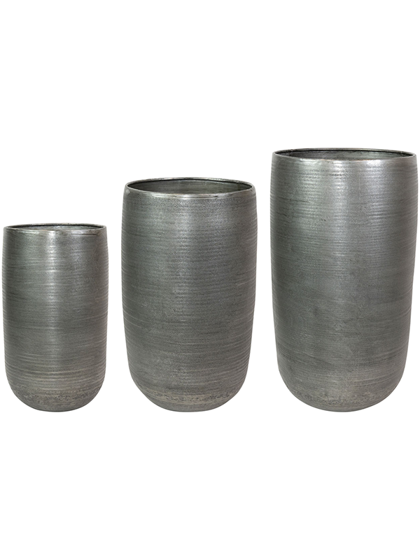 Rowen Plant Pot 72cm Dia Pot Tall Lead (set of 3)