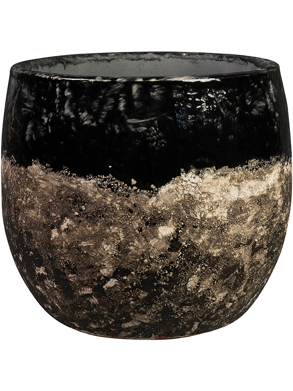 Lindy Plant Pot 16cm Height 14cm Dia Pot Black