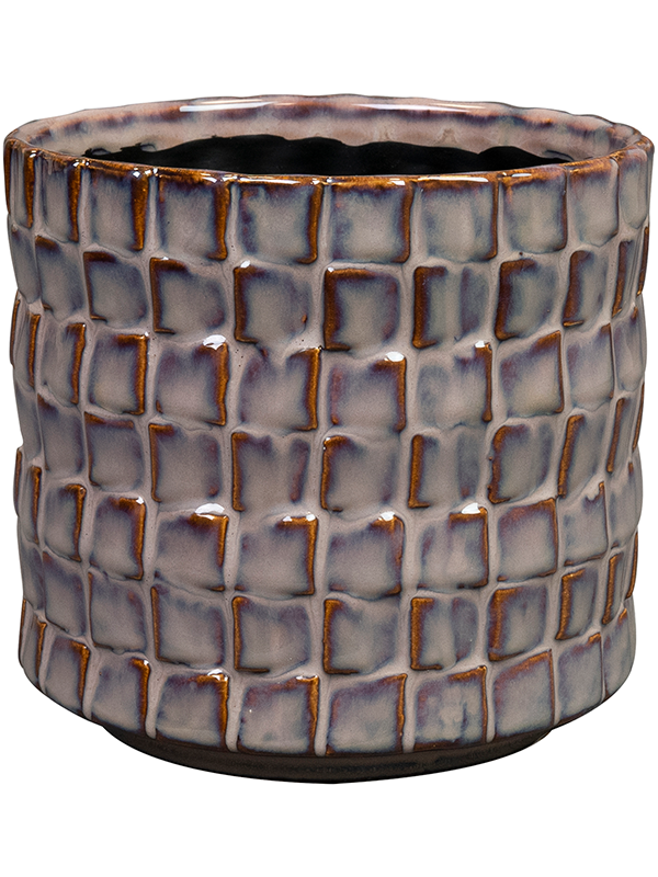 Stian Plant Pot 11cm Height 9cm Dia Pot Deep Purple