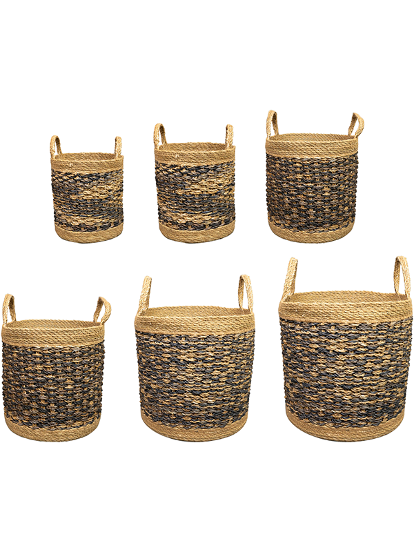 Jorine Plant Pot 36cm Dia Pot Purple Rain (set of 6)