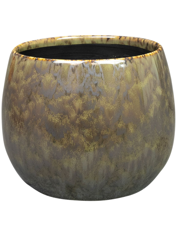 Odile Plant Pot 11cm Height 10cm Dia Pot Green