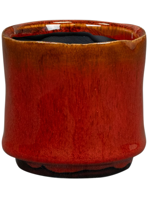 Nolan Plant Pot 7cm Height 6cm Dia Pot Red