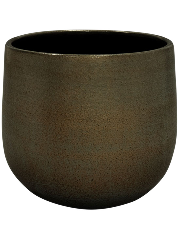Esra Plant Pot 13cm Height 12cm Dia Pot Shiny Green