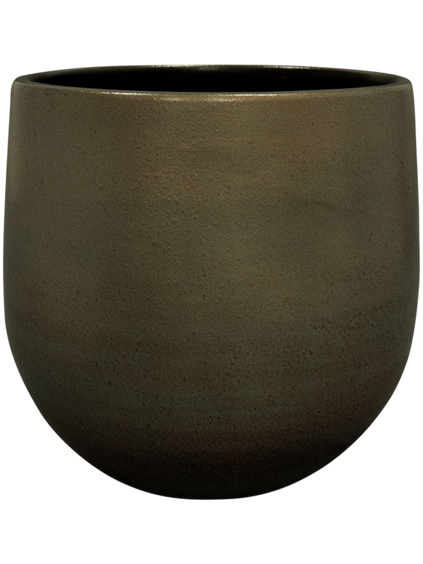 Esra Plant Pot 20cm Height 17cm Dia Pot Shiny Green