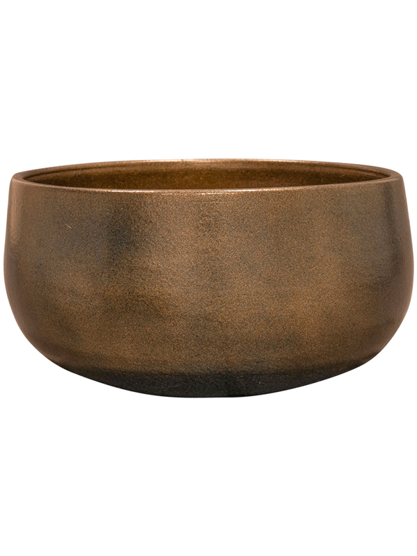 Esra Plant Pot 13cm Height 23cm Dia Bowl Champagne
