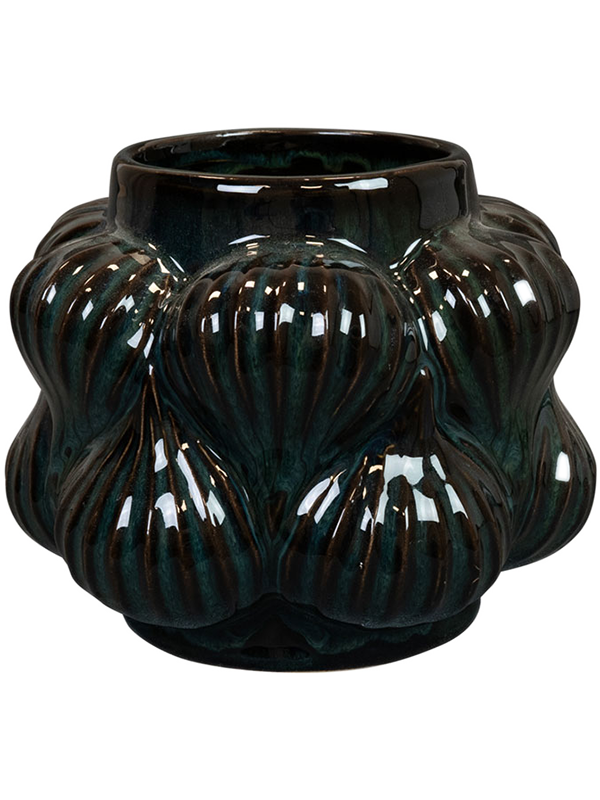 Sanah Plant Pot 13cm Height 7cm Dia Pot Petrol