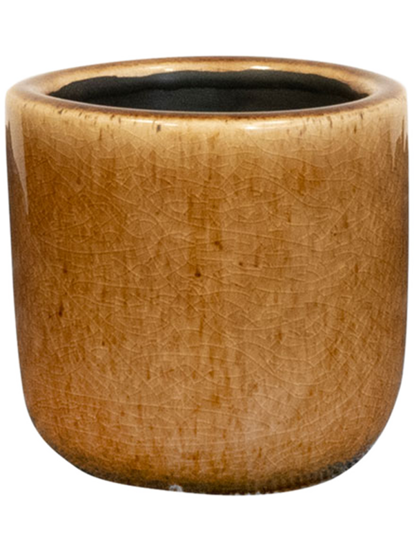 Nine Plant Pot 7cm Height 5cm Dia Pot Caramel