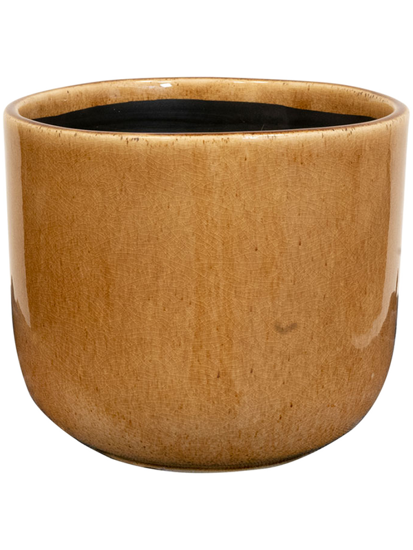 Nine Plant Pot 15cm Height 15cm Dia Pot Caramel