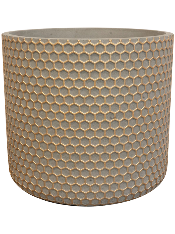 Bernt Plant Pot 19cm Height 19cm Dia Pot Shiny Gold