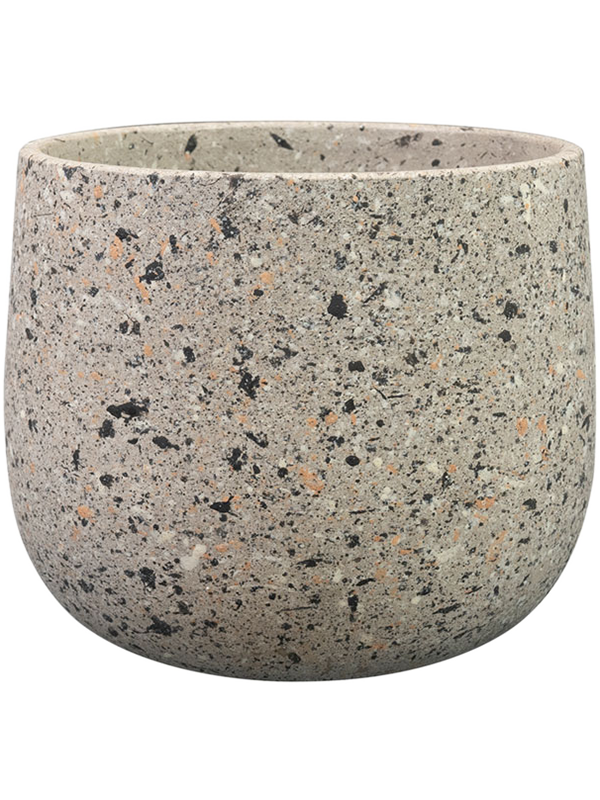 Tina Plant Pot 13cm Height 12cm Dia Pot Terrazo Grey