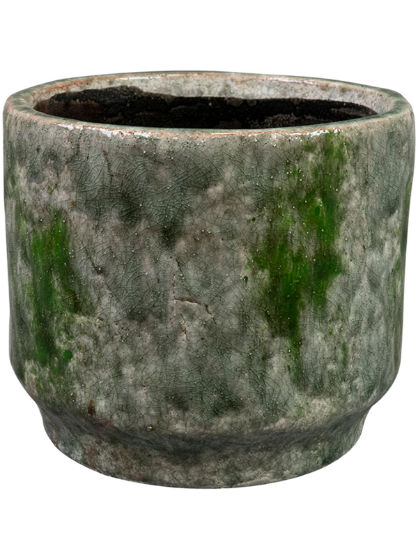 Julian Plant Pot 16cm Height 14cm Dia Pot Moss Green