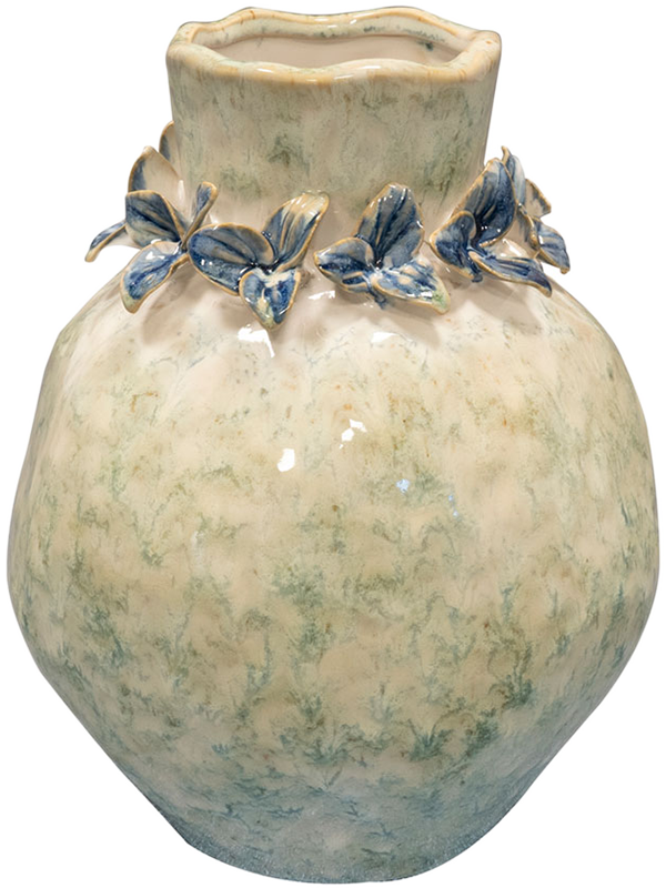 Irene Plant Pot 23cm Height 7cm Dia Pot Tall Pastel Green