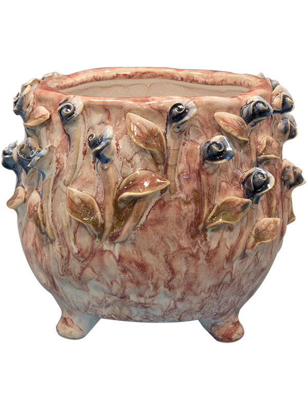 Irene Plant Pot 14cm Height 10cm Dia Pot Pastel Pink