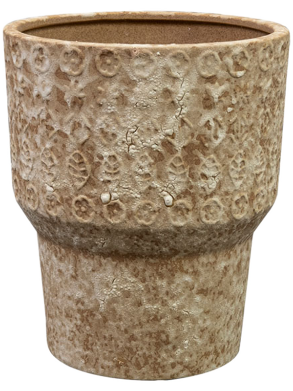 Silas Plant Pot 13cm Height 10cm Dia Pot Sand