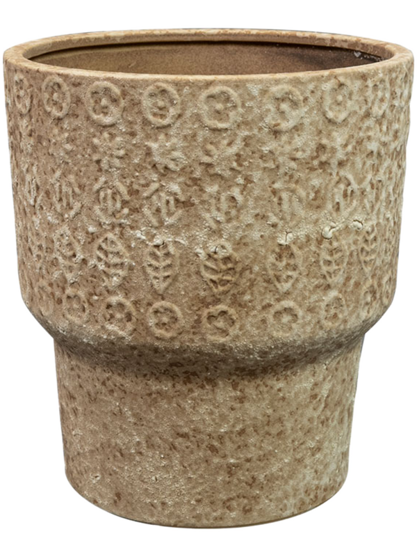 Silas Plant Pot 18cm Height 16cm Dia Pot Sand