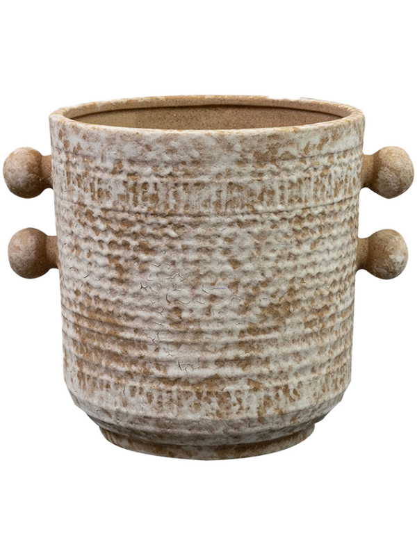 Sophia Plant Pot 14cm Height 13cm Dia Pot Sand