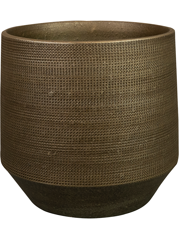Norell Plant Pot 16cm Height 15cm Dia Pot Chestnut