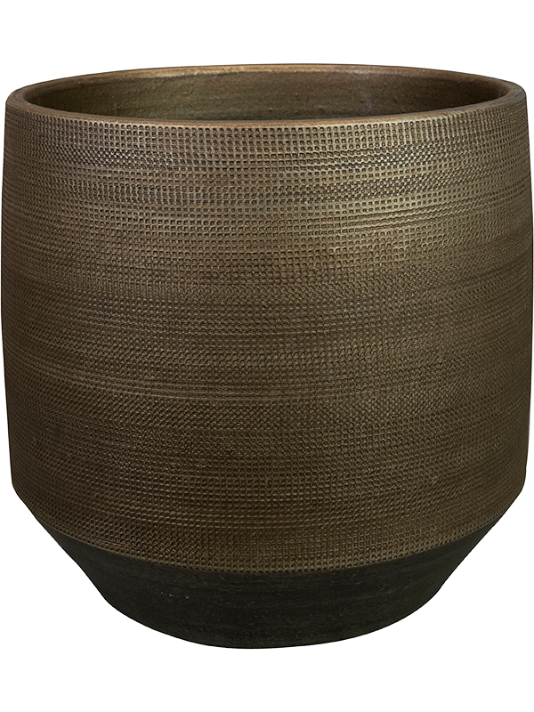 Norell Plant Pot 28cm Height 26cm Dia Pot Chestnut