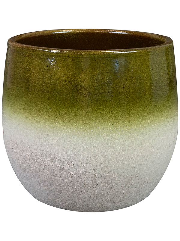 Fem Plant Pot 17cm Height 17cm Dia Pot Pear Green