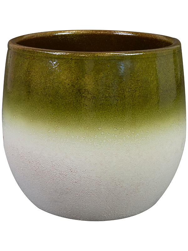 Fem Plant Pot 24cm Height 22cm Dia Pot Pear Green