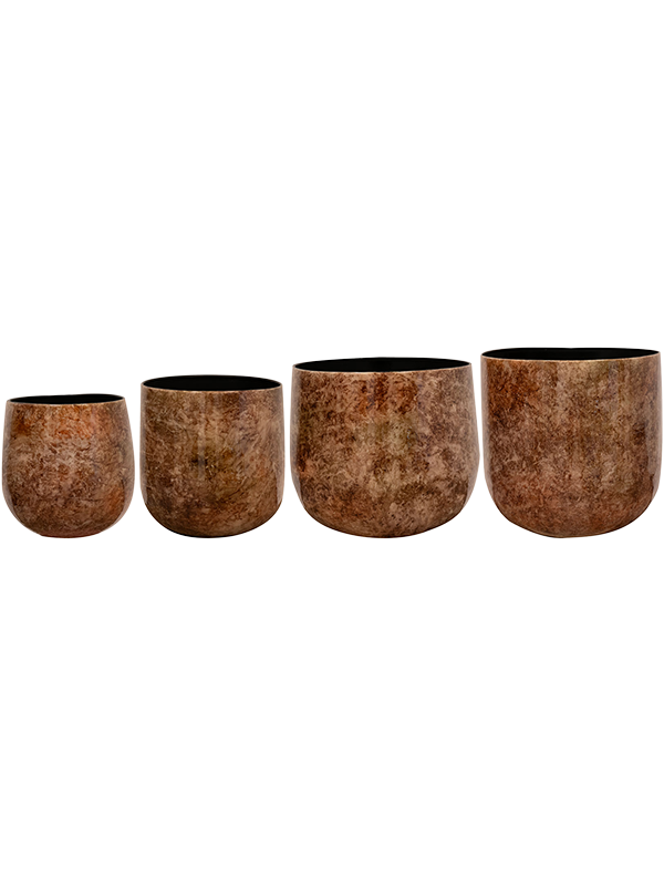 Cilia Plant Pot 40cm Dia Pot Latte (set of 4)