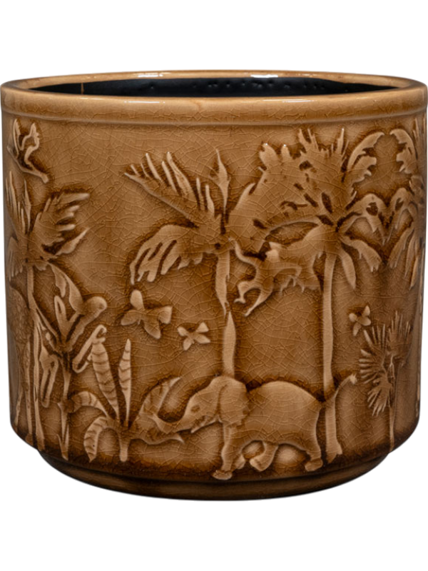 Designed By Lammie Plant Pot 15cm Height 15cm Dia Pot Safari Sunset