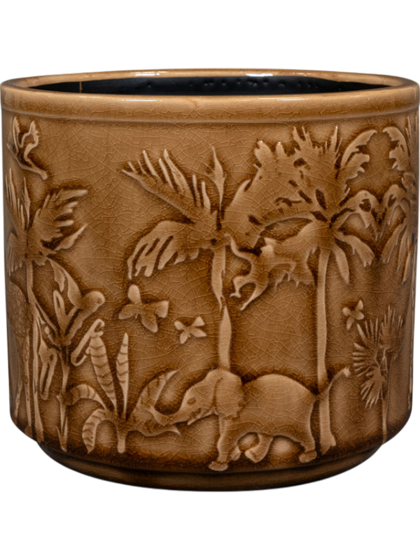 Designed By Lammie Plant Pot 17cm Height 17cm Dia Pot Safari Sunset