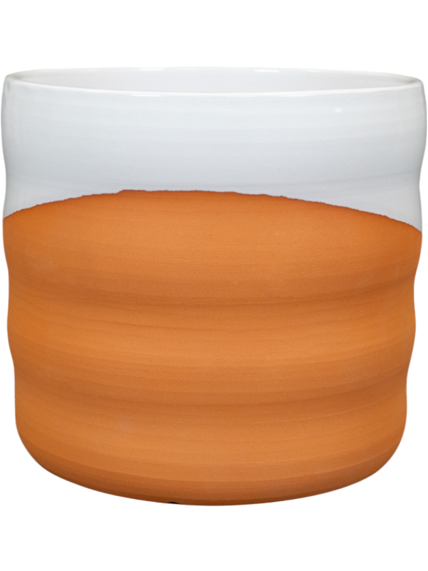 Odin Plant Pot 11cm Height 9cm Dia Pot White Terra