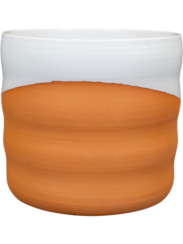 Odin Plant Pot 12cm Height 10cm Dia Pot White Terra