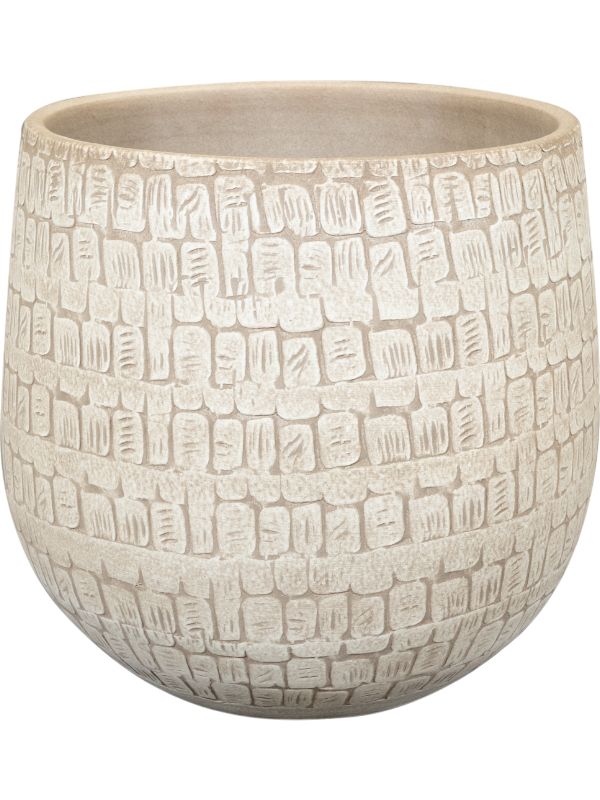 Renzo Plant Pot 28cm Height 24cm Dia Pot Sand