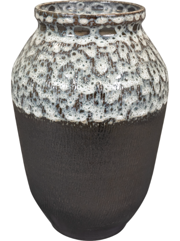 Vita Plant Pot 36cm Height 14cm Dia Pot Tall Lead Drip