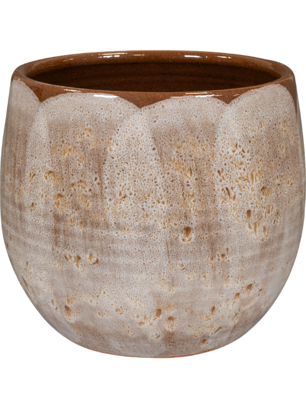 Suus Plant Pot 16cm Height 14cm Dia Pot Latte