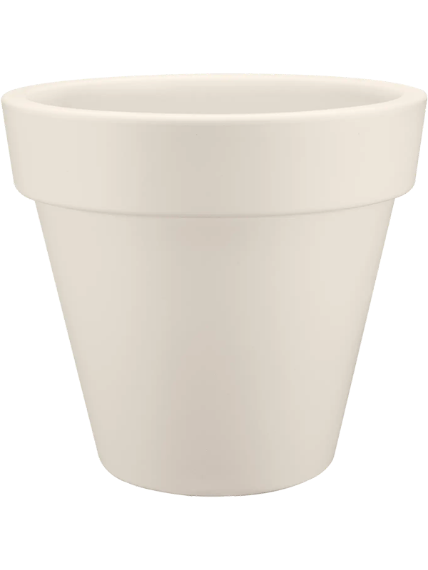 Pure® Plant Pot 36cm Height 33cm Dia Round Linen White